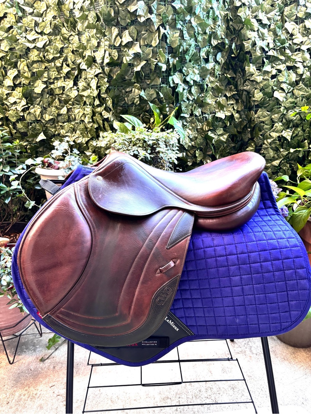 CWD 17 2C Brown Leather Close Contact Jump Saddle